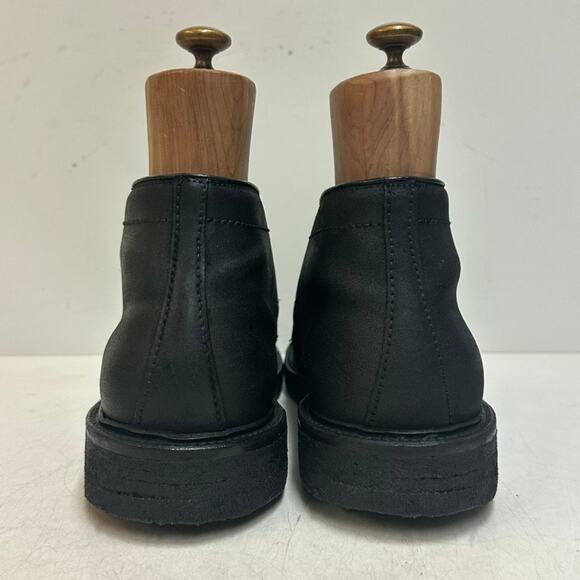 EUC Alden x J. Crew D4708 CUSTOM Black Oiled Suede Chukka Boot Made in USA 11 D main image 6